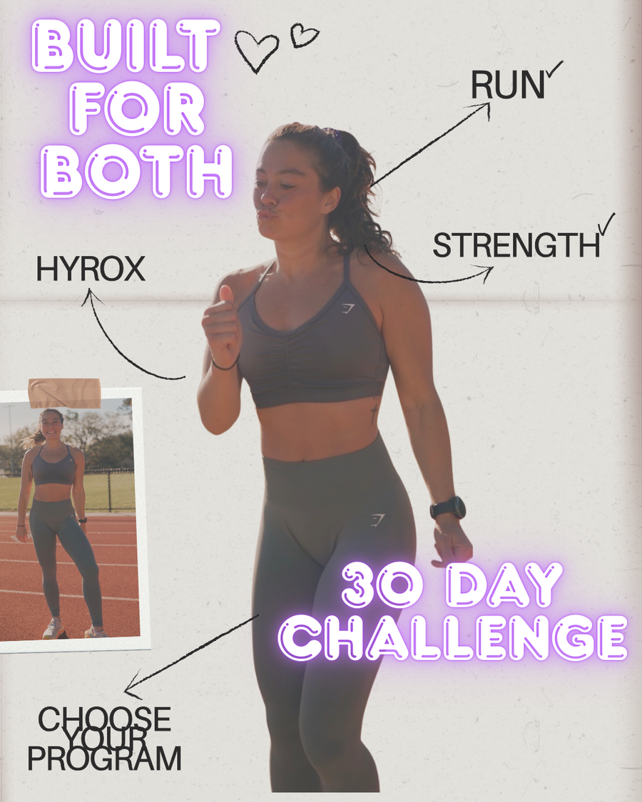 30 DAY BUILT FOR BOTH NUTRITION AND WORKOUT CHALLENGE!!