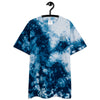 Oversized tie-dye PUMP COVER WITH LETS DOMINATE LOGO